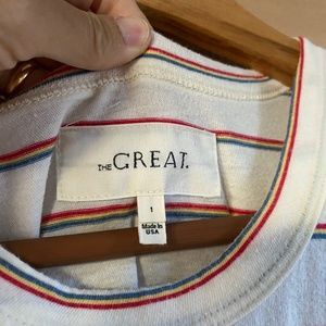 The Great. Sleeveless Maxi Striped Dress size 1